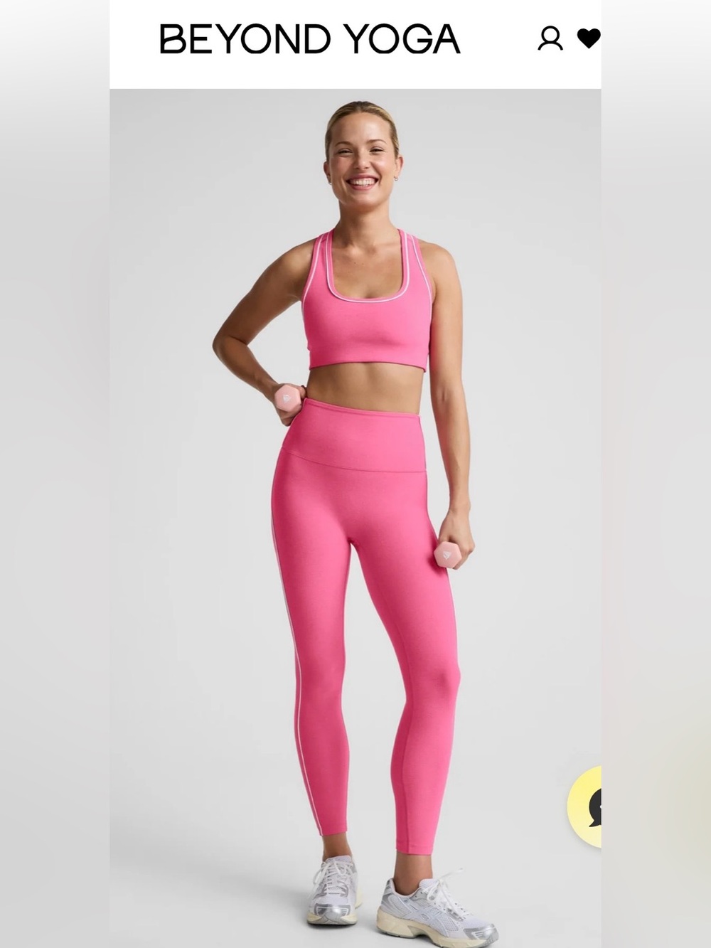 Beyond Yoga leggings in pink
